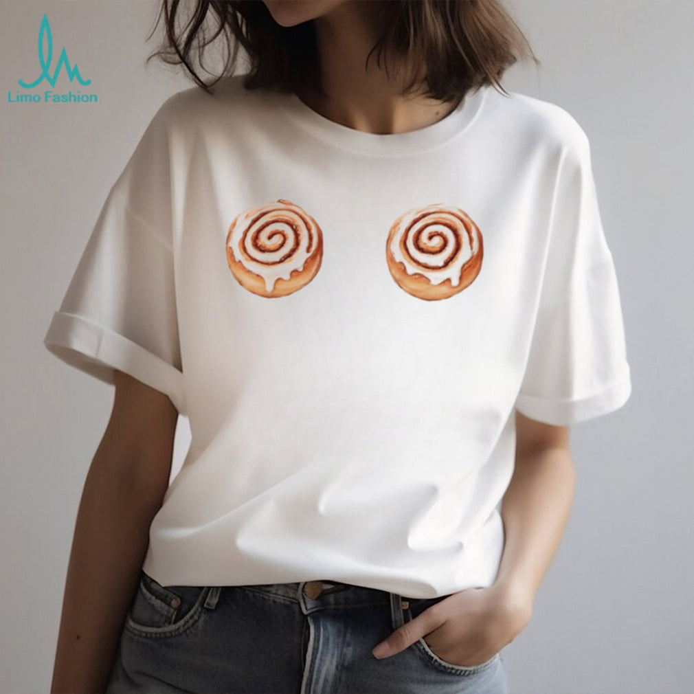 Cinnamon Rolls Pastry Illustration Foodie Graphic T Shirt