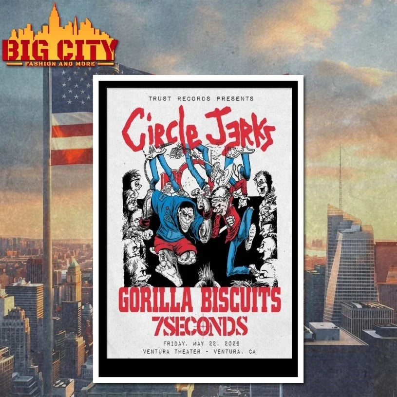 Circle Jerks May 22 2026 The Majestic Ventura Theater Ventura CA Poster shirt