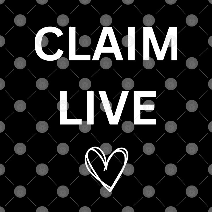 Claim Live T Shirt