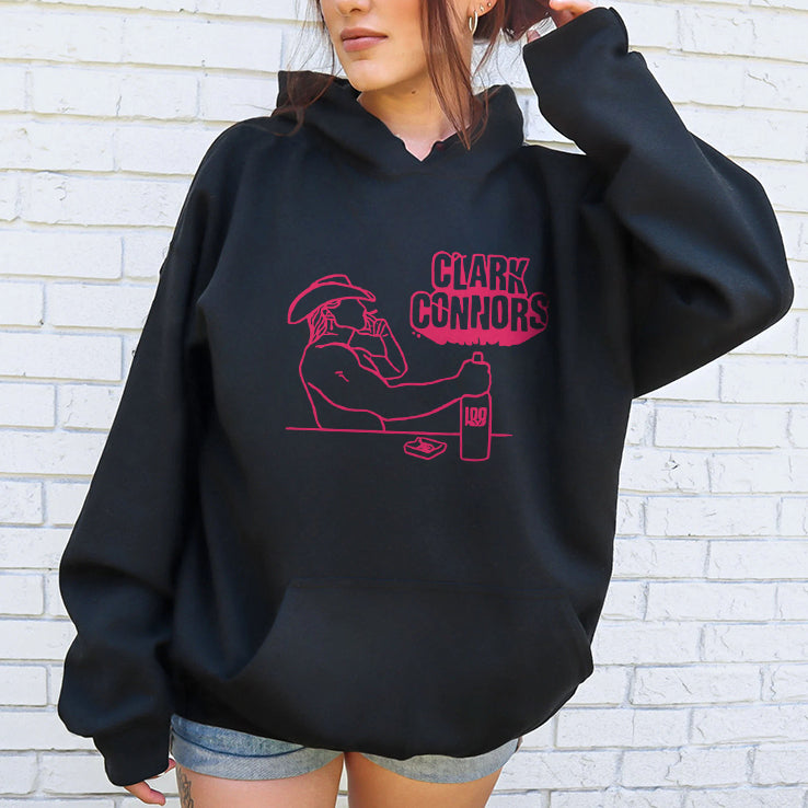 Clark Connors Neon Cowboy Smoking T Shirt