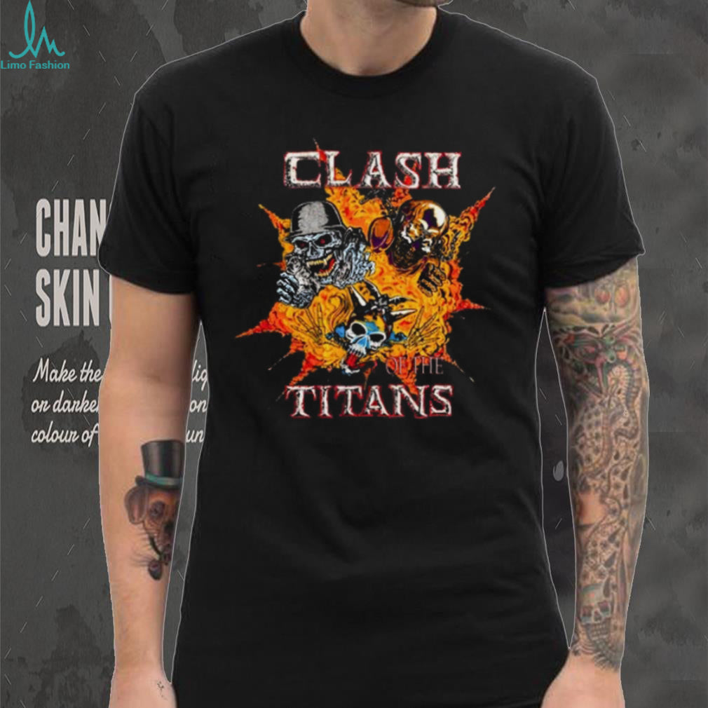 Clash of the Titans 1990 Tour Thrash Metal Tribute T Shirt