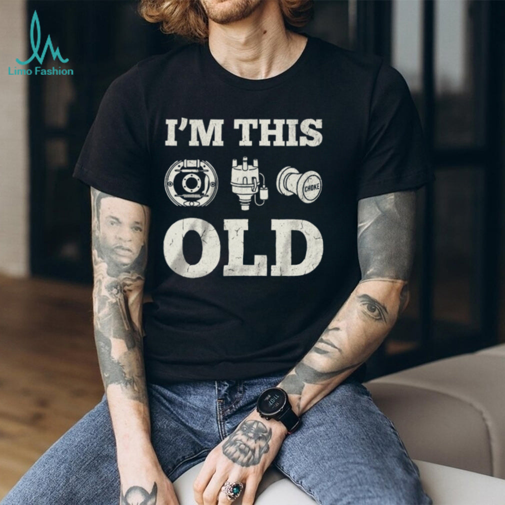 Classic Car Mechanic Vintage Auto Parts Funny Old Timer T Shirt