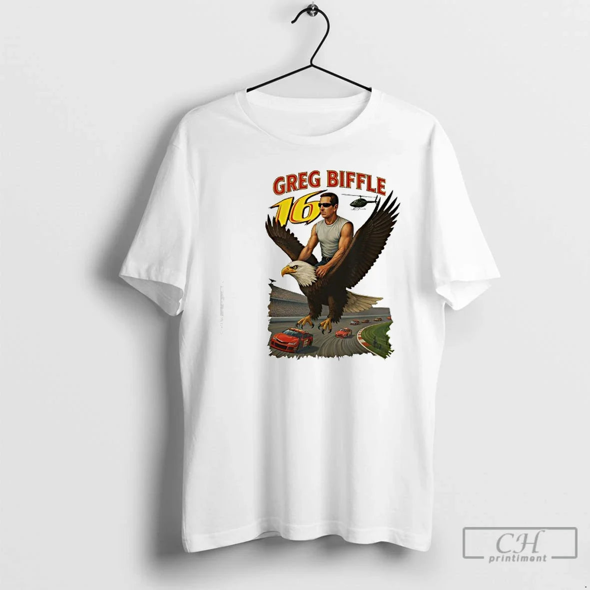 Classic Greg Biffle Memorial Tribute Race Car Champion T-Shirts