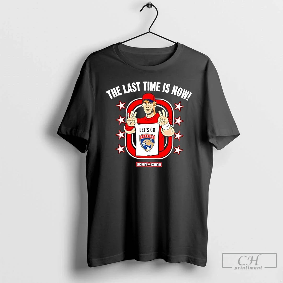 Classic John Cena Last Time Is Now Lets Go Florida Panthers T-Shirts