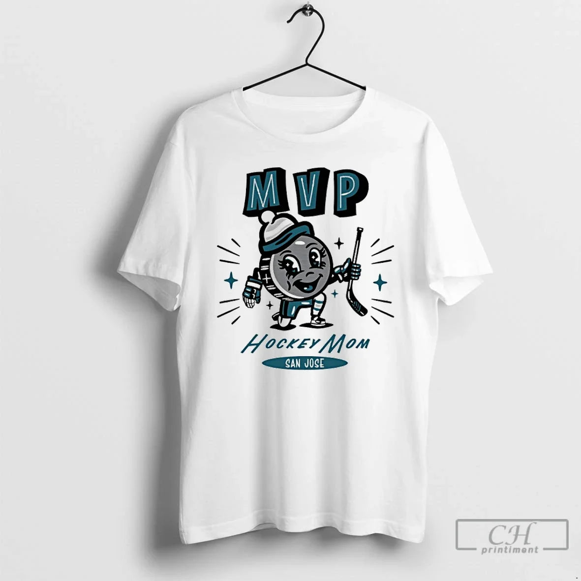 Classic San Jose Sharks 2025 Mvp Hockey Mom T-Shirts