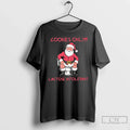 Classic Santa Toilet Cookies Only Lactose Intolerant T-Shirts