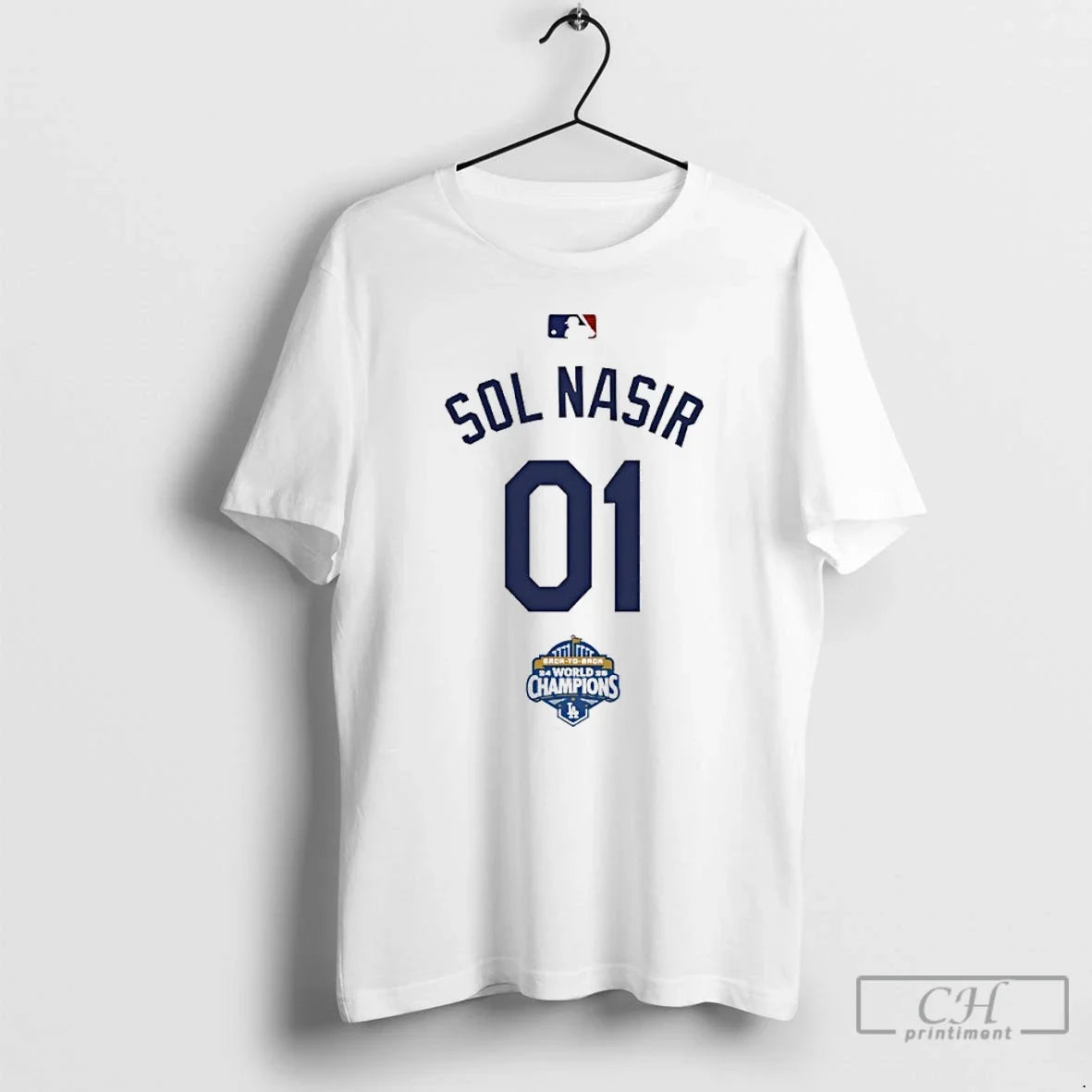 Classic Sol Nasir 01 Back Back Champs World Champions T-Shirts