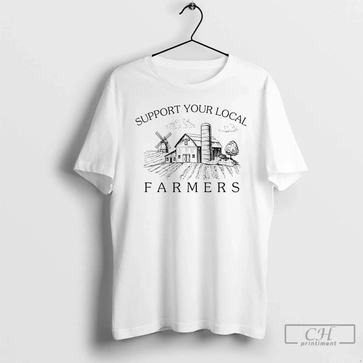 Classic Support Your Local Farmers T-Shirts