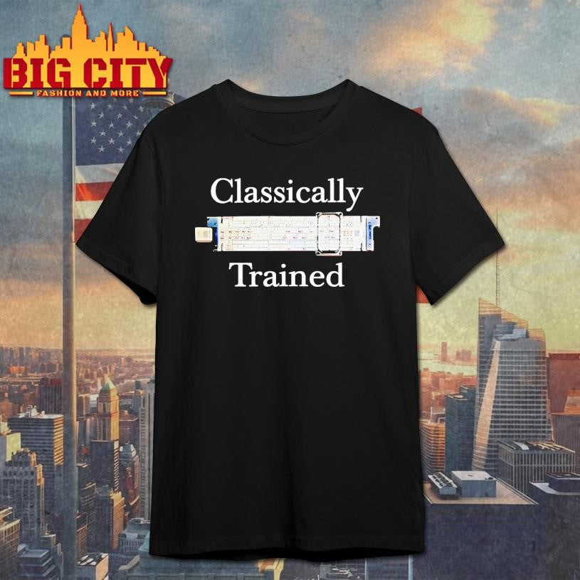 Classically Trained Slide Rule Mechanical Analog Calculator Shirt
