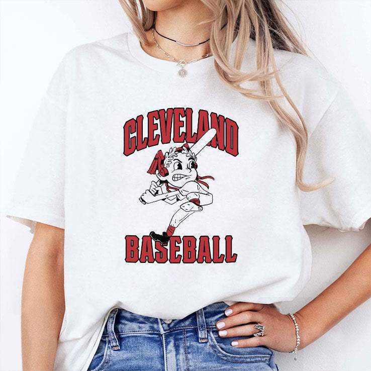 Cleveland Baseball Chief Wahoo-Inspired Shirt