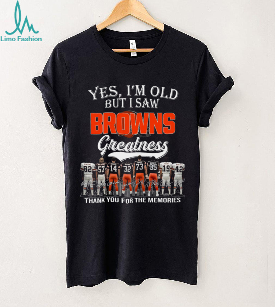 Cleveland Browns Football Team Legends Retro Style Greatness Gift For Loyal Fans Shirt