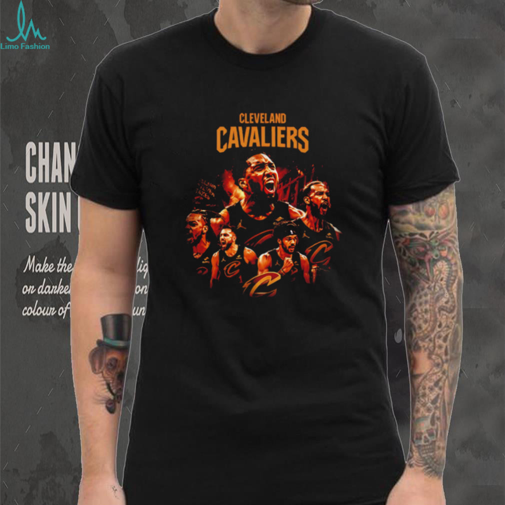 Cleveland Cavaliers Basketball Team Graphic Multi Player T Shirt