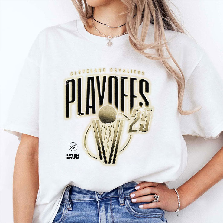 Cleveland Cavaliers Playoffs 2025 Let Em Know T Shirt