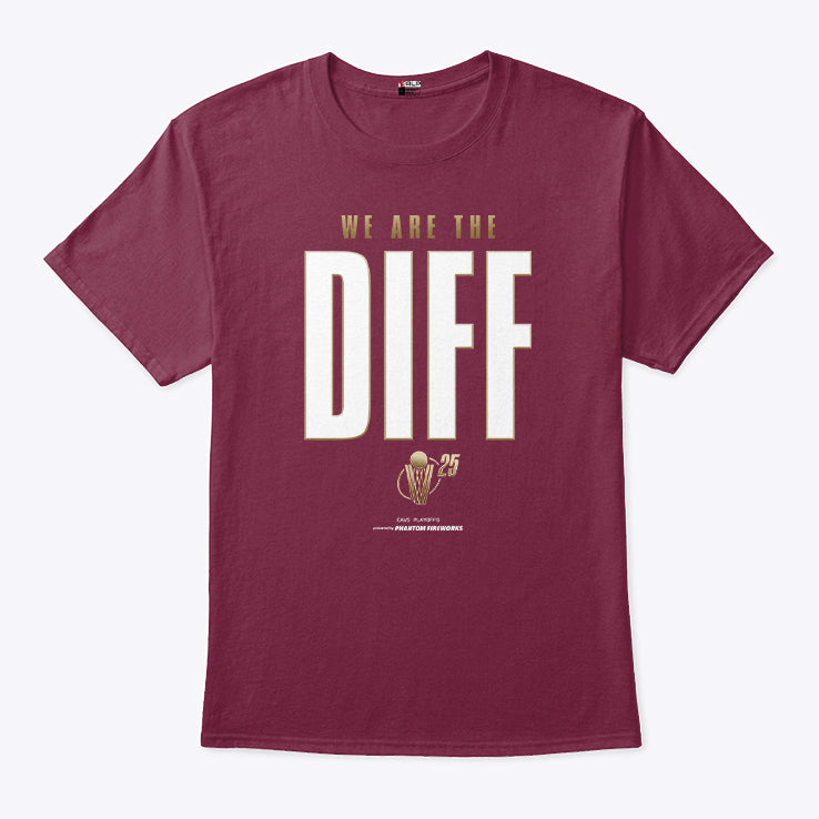 Cleveland Cavaliers We Are The Diff 2025 NBA Playoffs T Shirt
