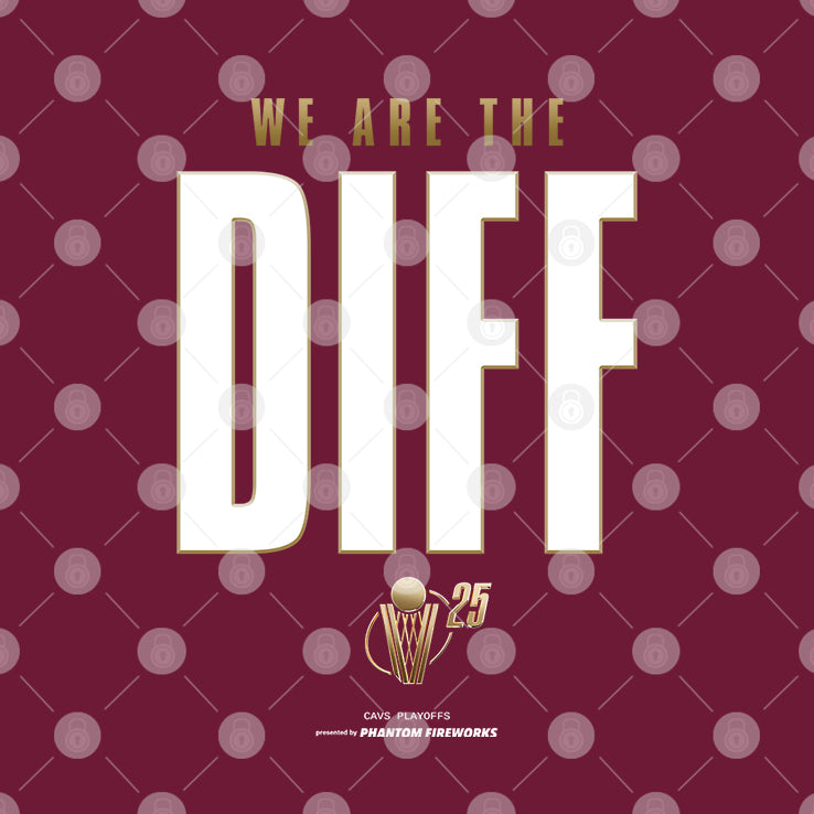 Cleveland Cavaliers We Are The Diff 2025 NBA Playoffs T Shirt