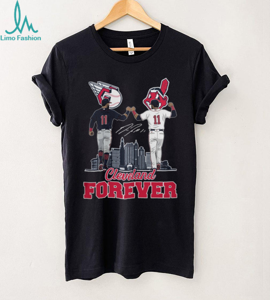 Cleveland Forever Baseball Guardians & Indians Heritage Skyline T Shirt