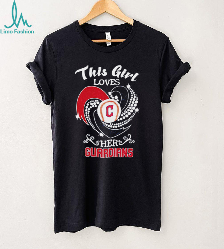 Cleveland Guardians Baseball Fan This Girl Loves Her Team T Shirt