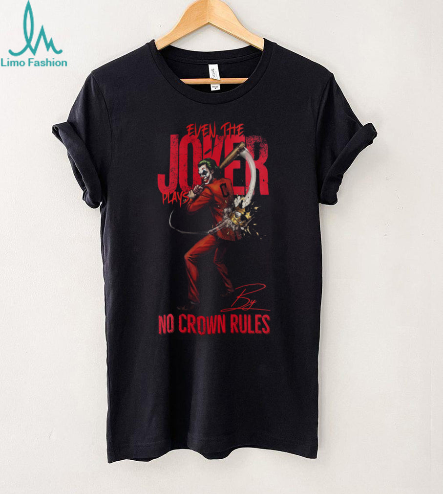 Cleveland Guardians Joker Baseball T Shirt, Custom Joker No Crown Rules MLB Jersey