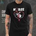 Cleveland Guardians Nurse T Shirt MLB Baseball It’s a Work of Heart Nursing T Shirt