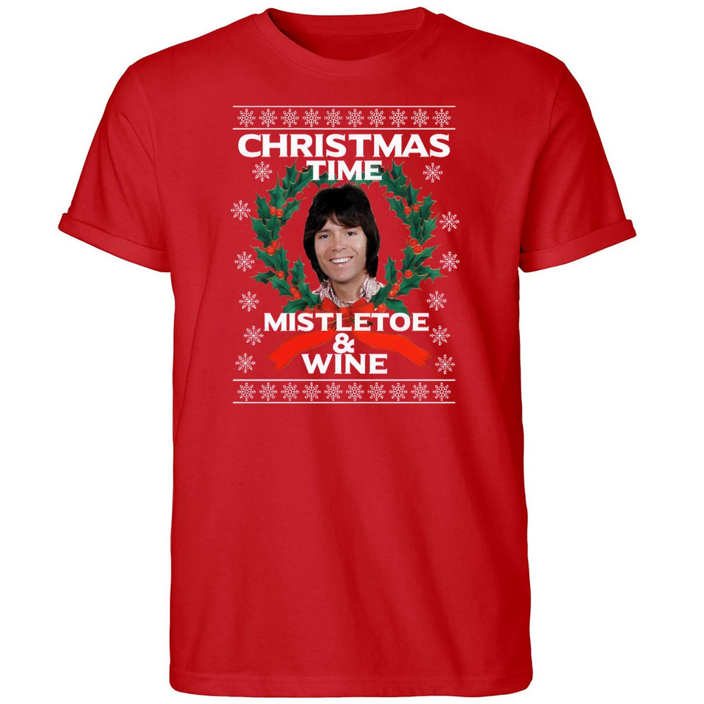 Cliff Richard Christmas Time Mistletoe Wine Shirt