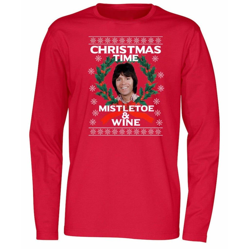 Cliff Richard Christmas Time Mistletoe Wine Shirt