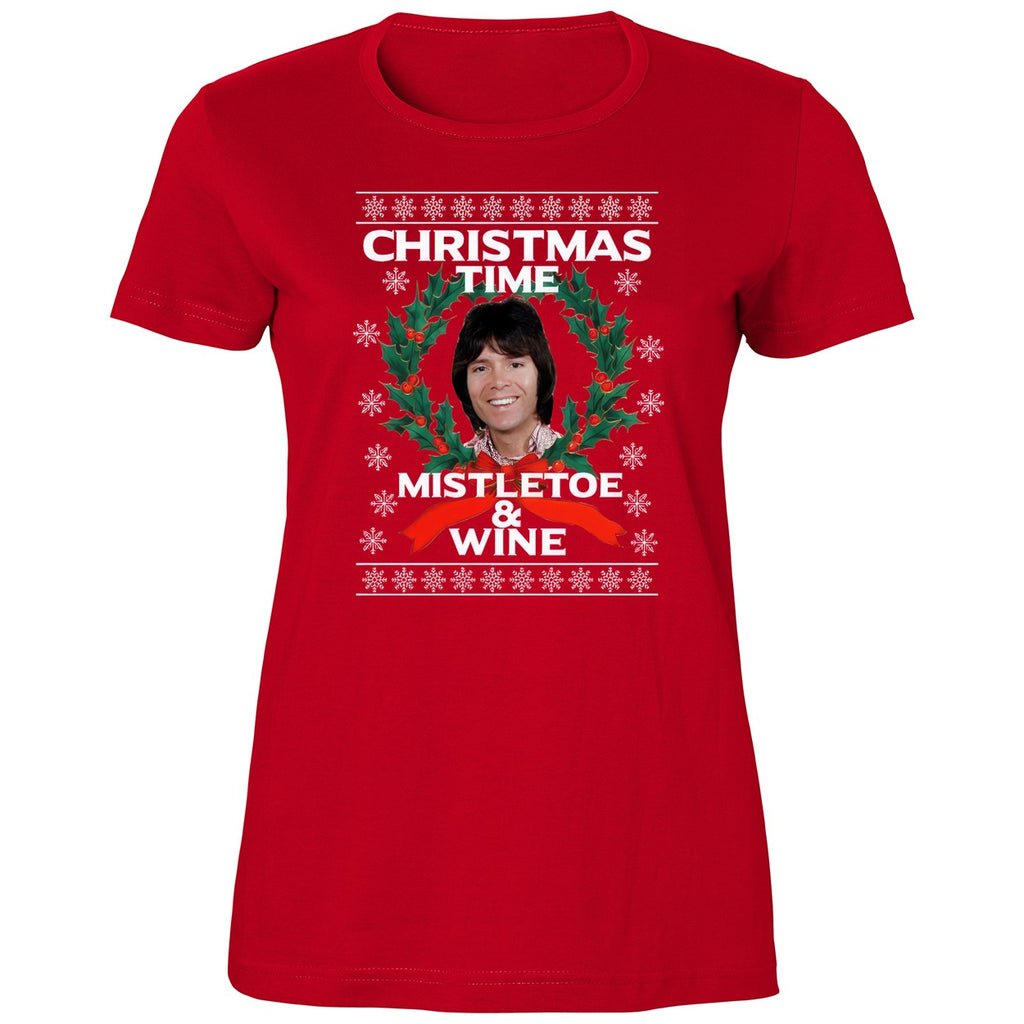 Cliff Richard Christmas Time Mistletoe Wine Shirt