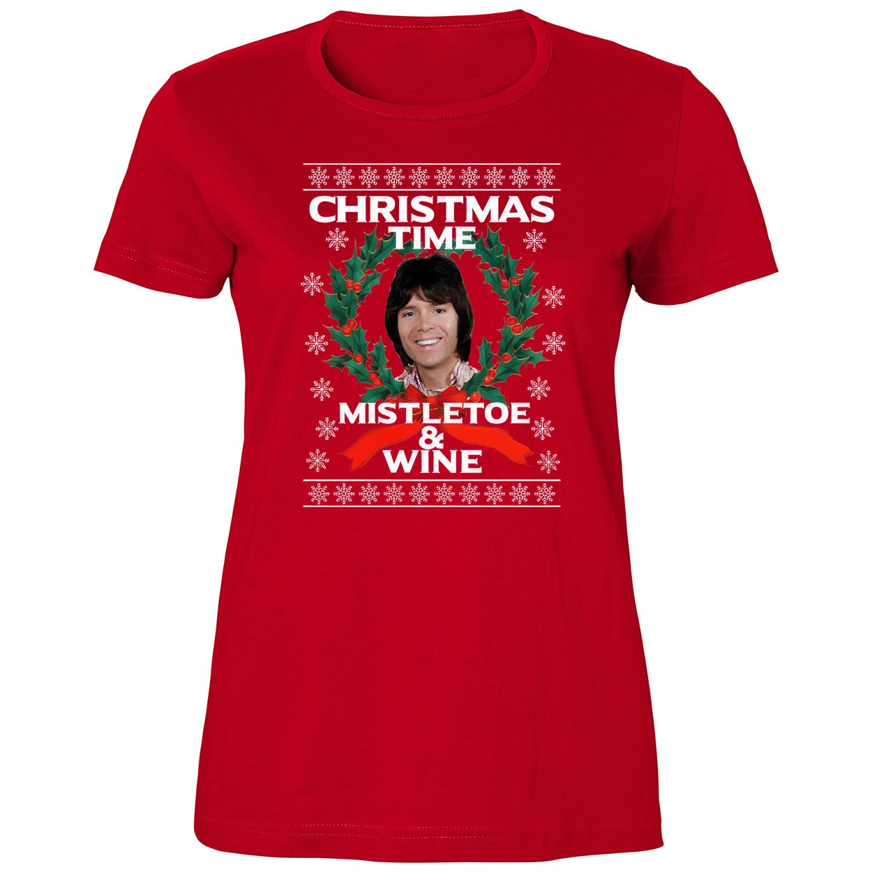 Cliff Richard Christmas Time Mistletoe Wine Shirt