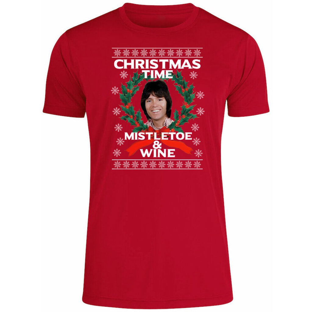 Cliff Richard Christmas Time Mistletoe Wine Shirt