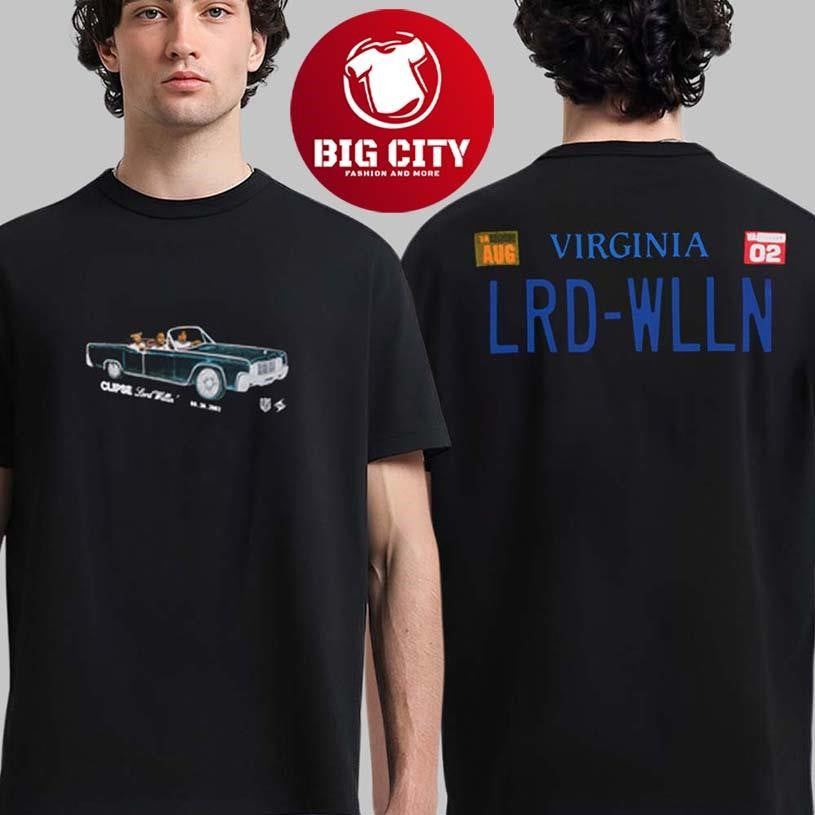 Clipse Lord Willin’ X Star Trak Virginia Plate 2026 Two Sided Shirt
