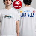 Clipse Lord Willin’ X Star Trak Virginia Plate Two Sided Shirt
