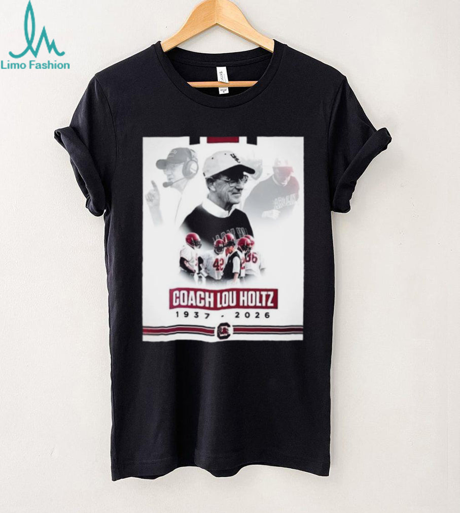 Coach Lou Holtz Tribute 1937 2026 Memorial South Carolina T Shirt