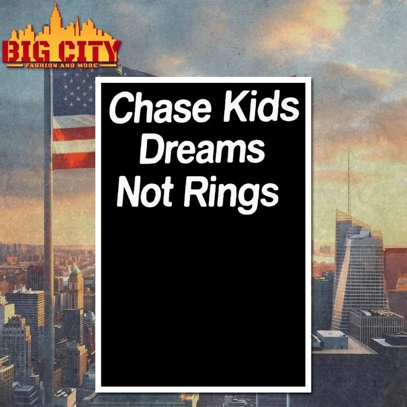 Coach Reggie Chase Kids Dreams Not Rings T-Shirt