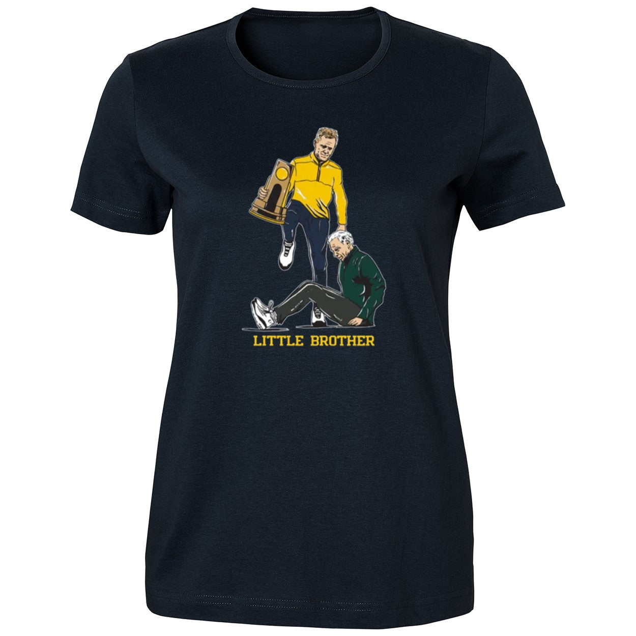 Coach Step Over Michigan Wolverines Shirt