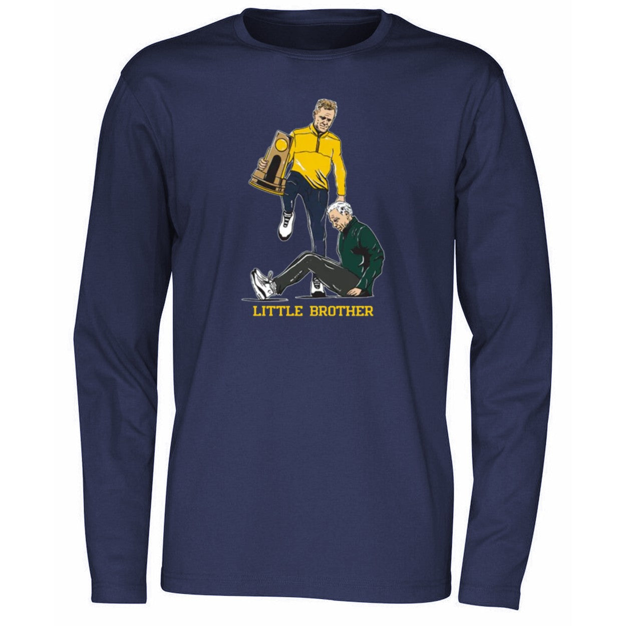 Coach Step Over Michigan Wolverines Shirt