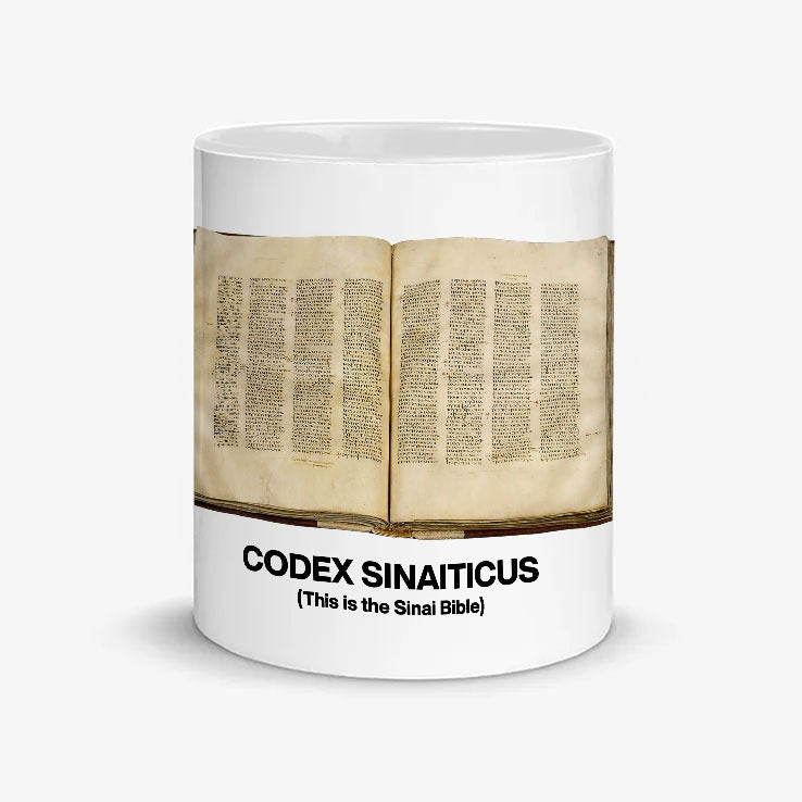 Codex Sinaiticus Sinai Bible Mug
