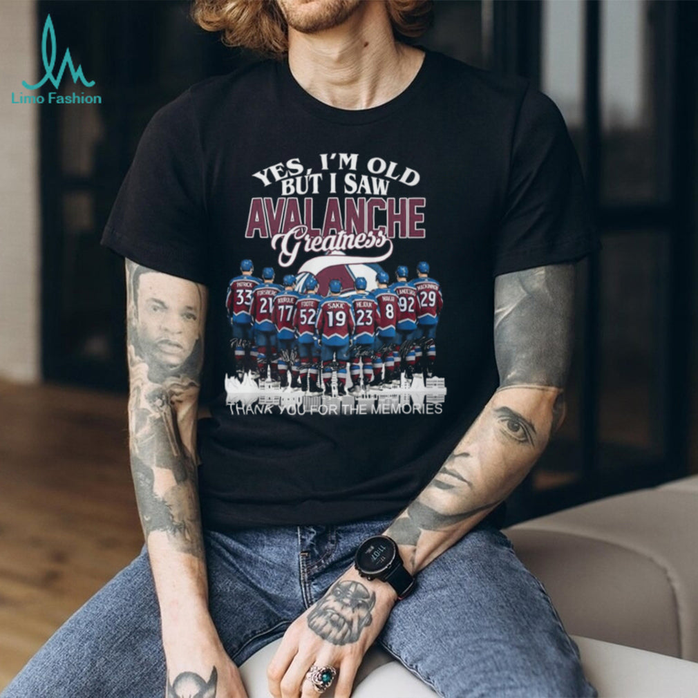 Colorado Avalanche Greatness Legends Signature Graphic T Shirt