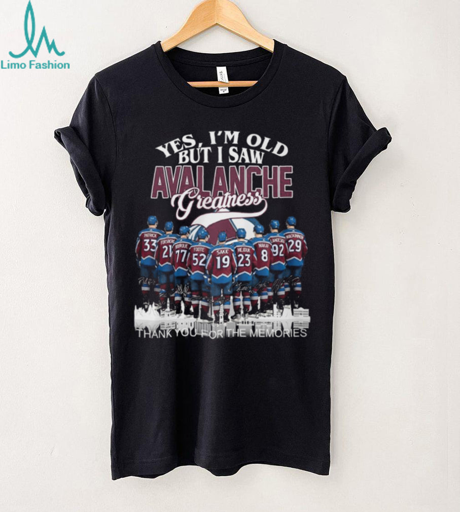 Colorado Avalanche Greatness Legends Signature Graphic T Shirt