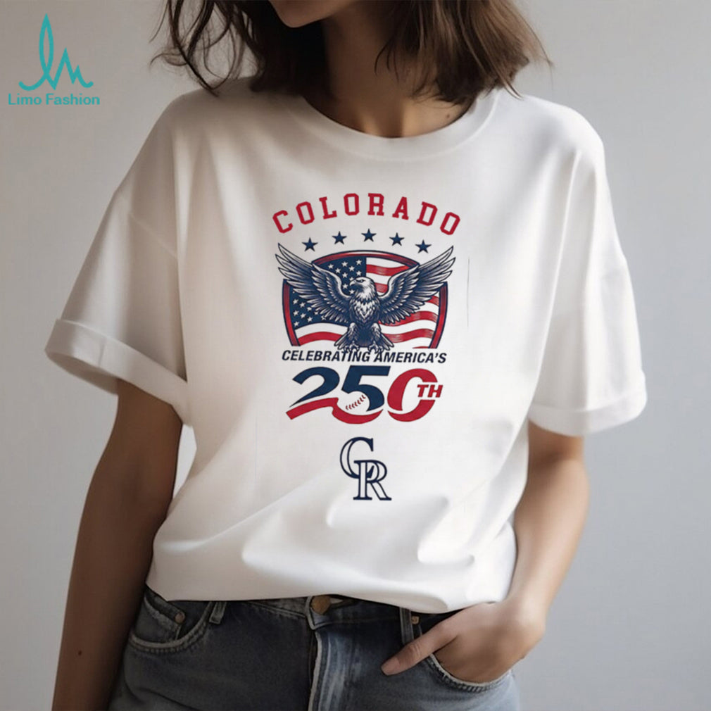 Colorado Rockies Celebrating America’s 250th Baseball Jersey T Shirt Custom Name