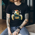 Colorful Sea Turtle Wearing DJ Headphones Graphic Tee