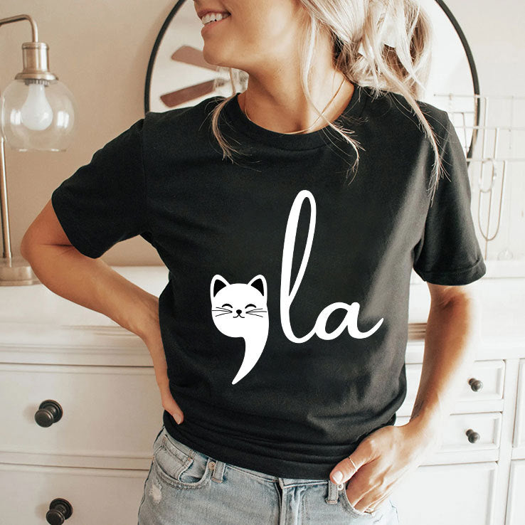 Comma La Cat Lady T Shirt