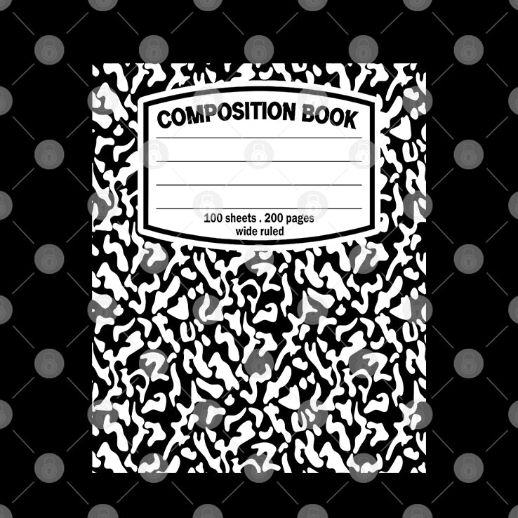 Composition Book Notebook T Shirt
