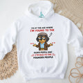 Confused Senior Dachshund T Shirt Young to Old People Middle Age Dog T Shirt