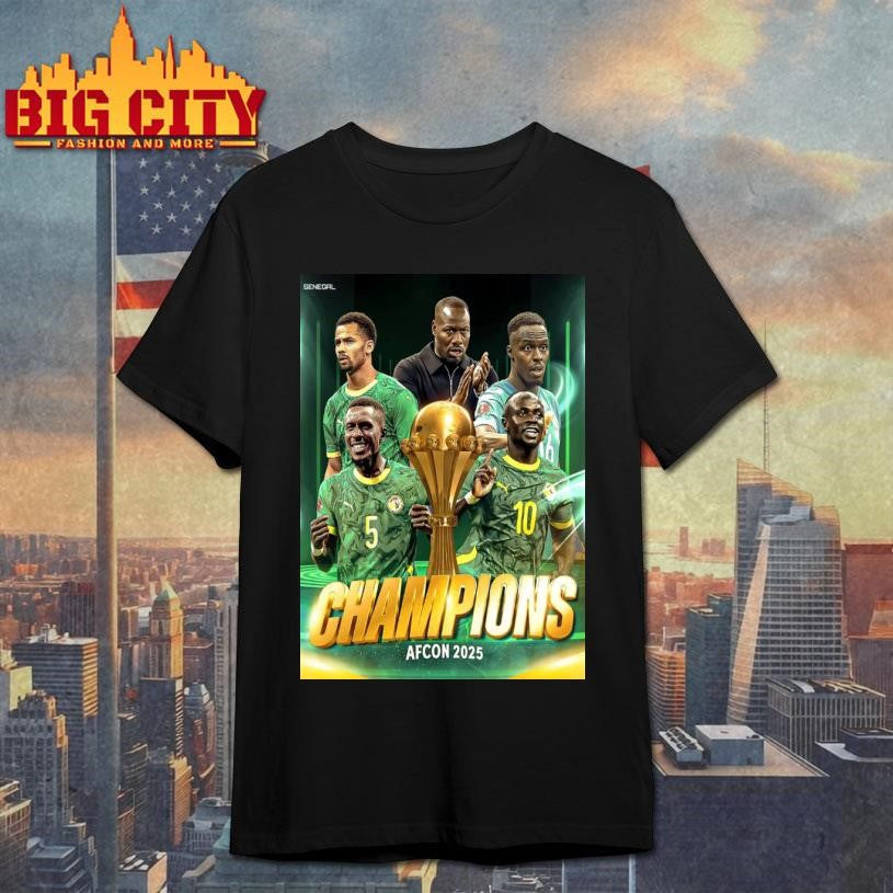 Congrats Senegal Champions AFCON 2025 Poster Shirt