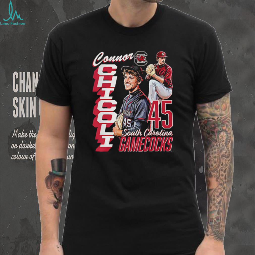 Connor McCreery South Carolina Gamecocks Baseball Pitcher Graphic T Shirt