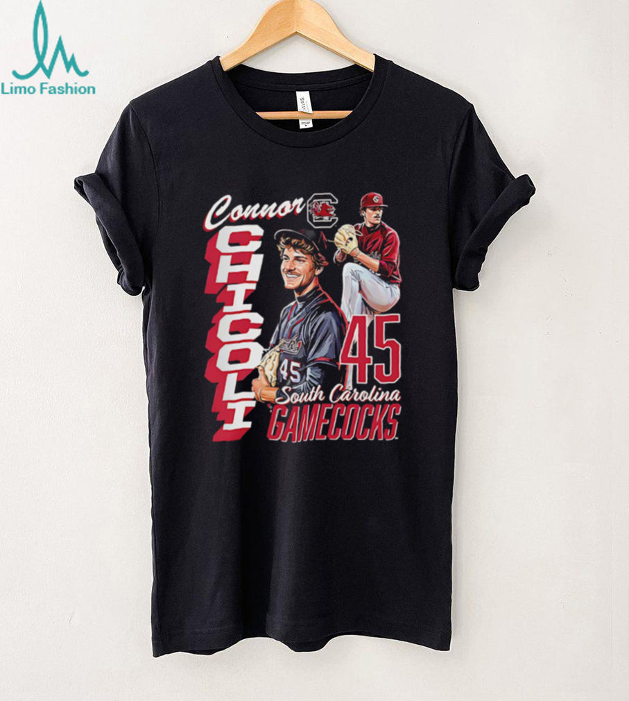 Connor McCreery South Carolina Gamecocks Baseball Pitcher Graphic T Shirt