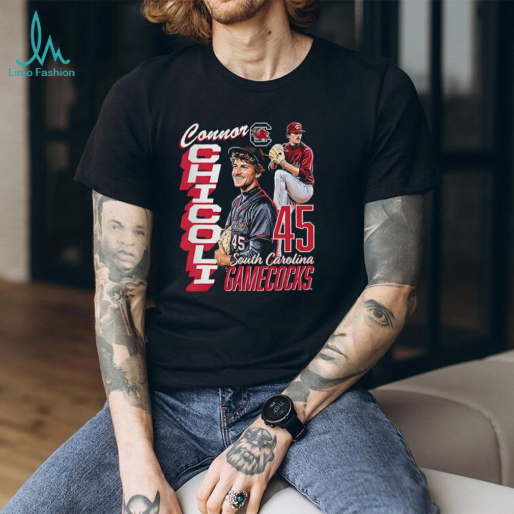 Connor McCreery South Carolina Gamecocks Baseball Pitcher Graphic T Shirt