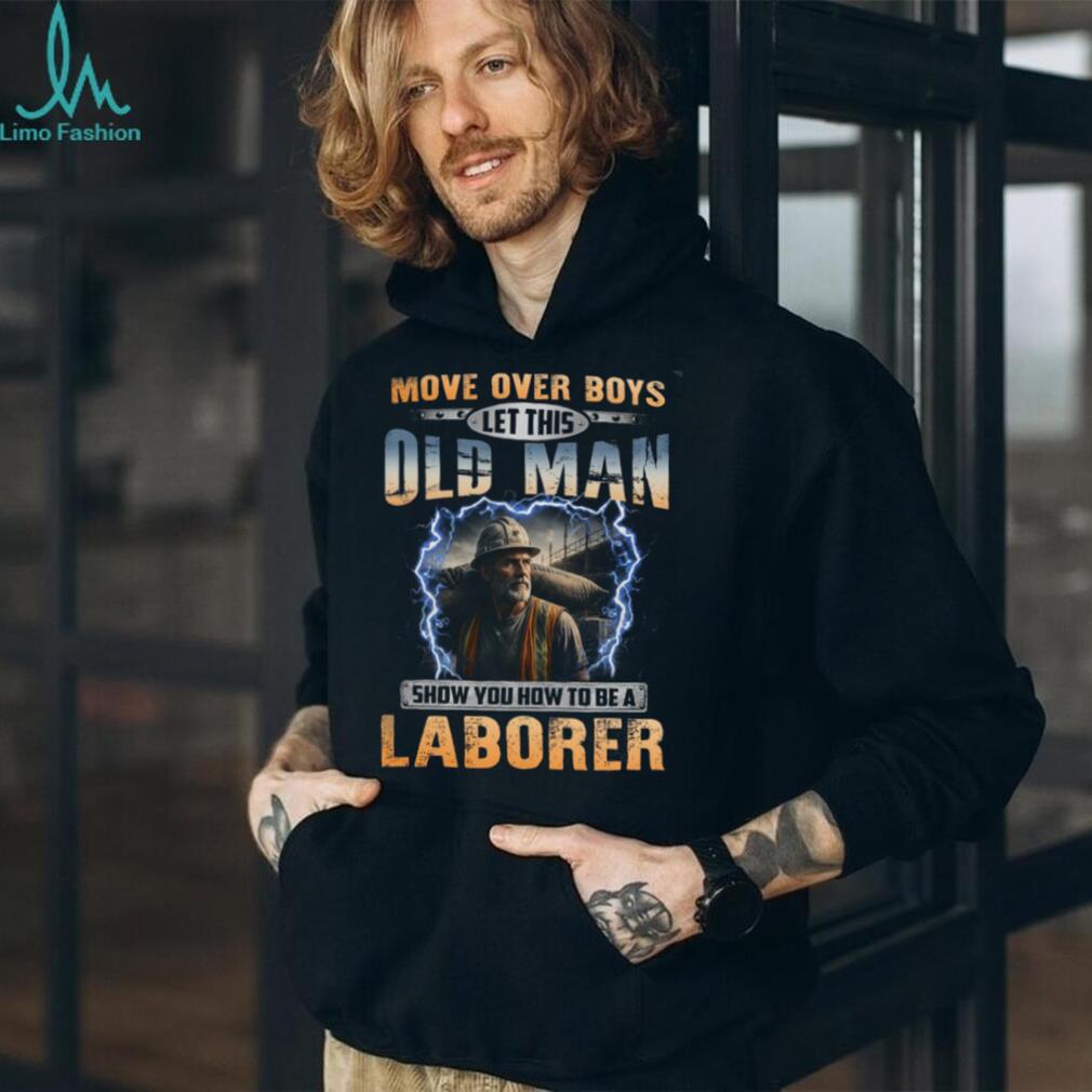 Construction Laborer Old Man Worker Job Shirt