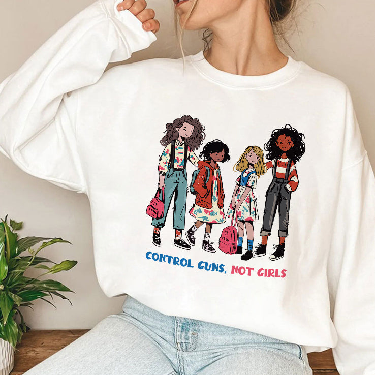 Control Guns Not Girls Harris Walz T Shirt