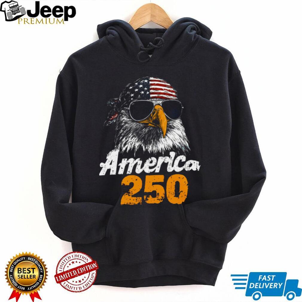 Cool American Eagle Sunglasses 250th Anniversary Patriotic Shirt