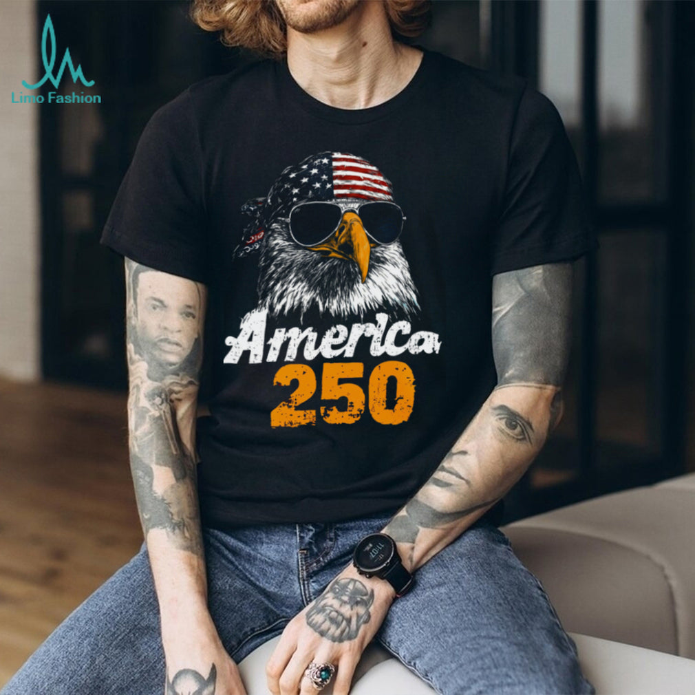 Cool American Eagle Sunglasses 250th Anniversary Patriotic Shirt